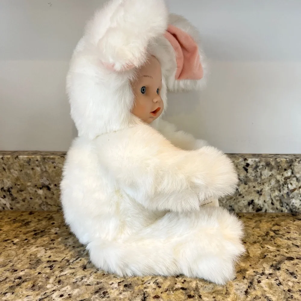 Green Trading Co. Baby Face Bunny Plush Doll